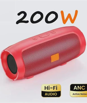Lenovo Draadloze Bluetooth Speaker met Subwoofer - Draagbaar, Stereo, FM, USB & TF Kaart