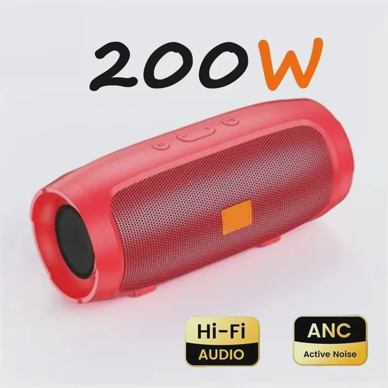 Lenovo Draadloze Bluetooth Speaker met Subwoofer - Draagbaar, Stereo, FM, USB & TF Kaart