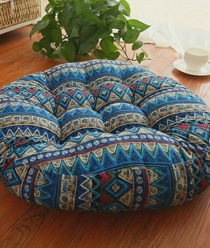 Rond Dik Vloerkussen - Tatami Meditatie Zitkussen, Wasbaar & Comfortabel