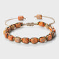Verstelbare Emperor Stone Kralen Armband - Natuursteen Bangle voor Dames & Heren