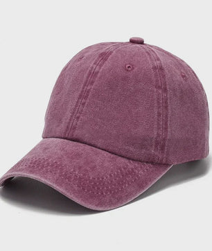 Vintage Washed Denim Baseball Cap - Unisex Snapback voor Heren & Dames