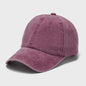 Vintage Washed Denim Baseball Cap - Unisex Snapback voor Heren & Dames