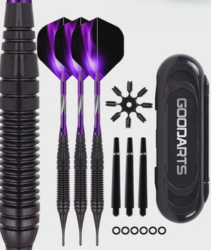 Professionele 20g Soft Tip Darts Set met Aluminium Shaft en Opbergdoos