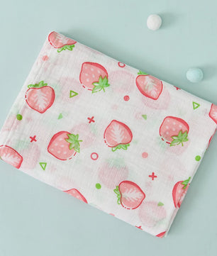 Zachte Katoenen Baby Swaddle Deken - 2 Laags Muslin, Sneldrogend & Ademend