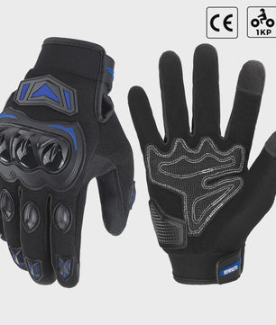 KEMIMOTO Zomer Motorhandschoenen met CE Knokkelbescherming en Touchscreen Functie