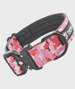 TSPRO Tactische Hondenhalsband Heavy Duty met Metalen Gesp - Verstelbaar voor Middelgrote tot Grote Honden