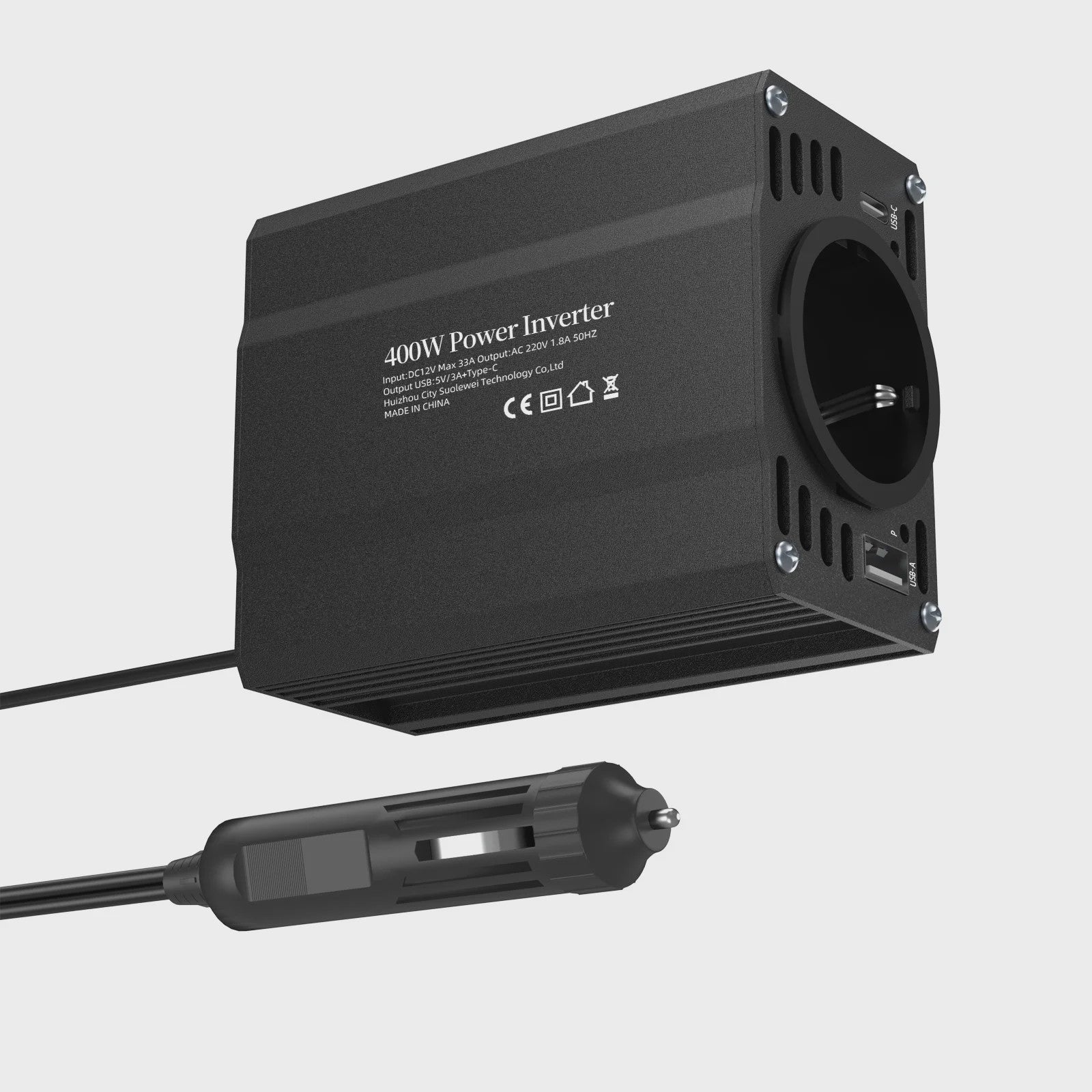 Universele Omvormer 12V naar 220V: 400W, 500W, 1500W voor Auto, Camper & Thuis