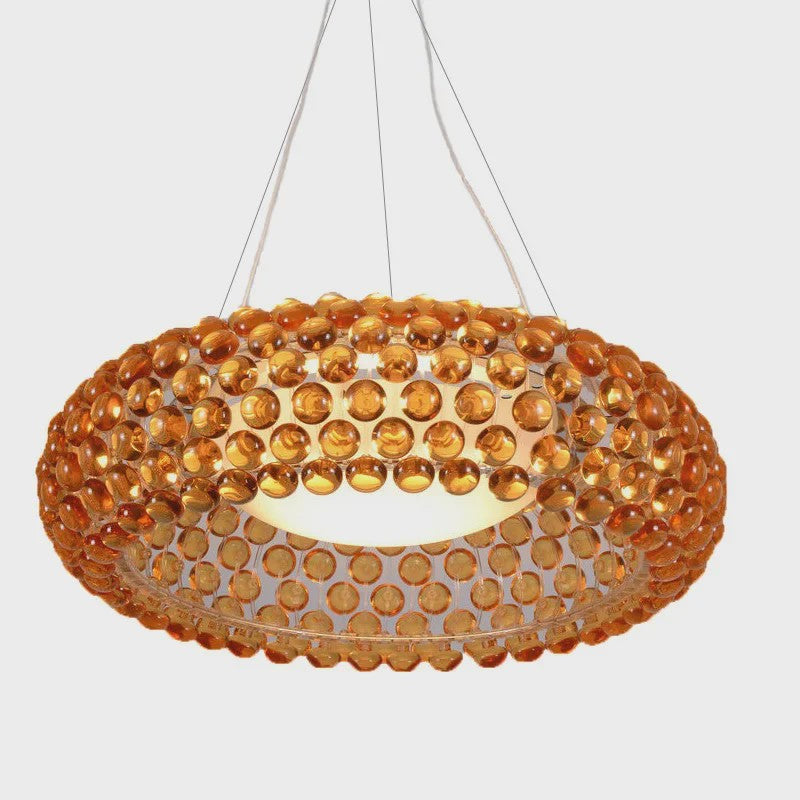 Foscarini Caboche Hanglamp - Luxe Acryl Bol Pendel voor Woonkamer, Eetkamer & Slaapkamer