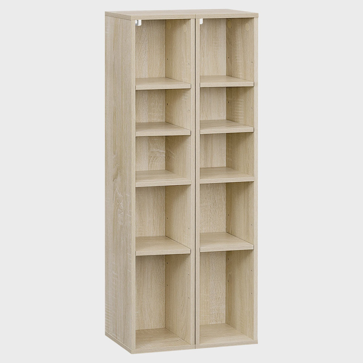 Boekenkast 10 Vakken - Staande Opbergkast voor Woonkamer & Kinderkamer