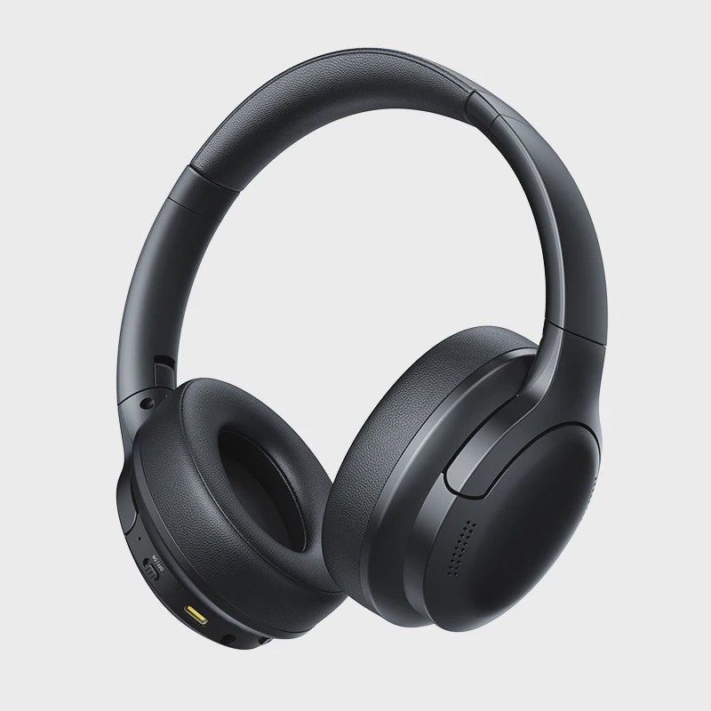 Baseus BH1 Lite Draadloze Koptelefoon - Bluetooth 6.0, 80 Uur Speeltijd, Super Bass & Heldere Oproepen