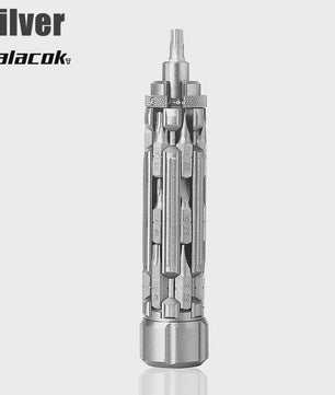 Galacok 19 in 1 Multi Bit Screwdriver S1 EDC Magnetic Screwdriver Tool Gifts for Men Portable Repair Tool Kit for Home Repairs