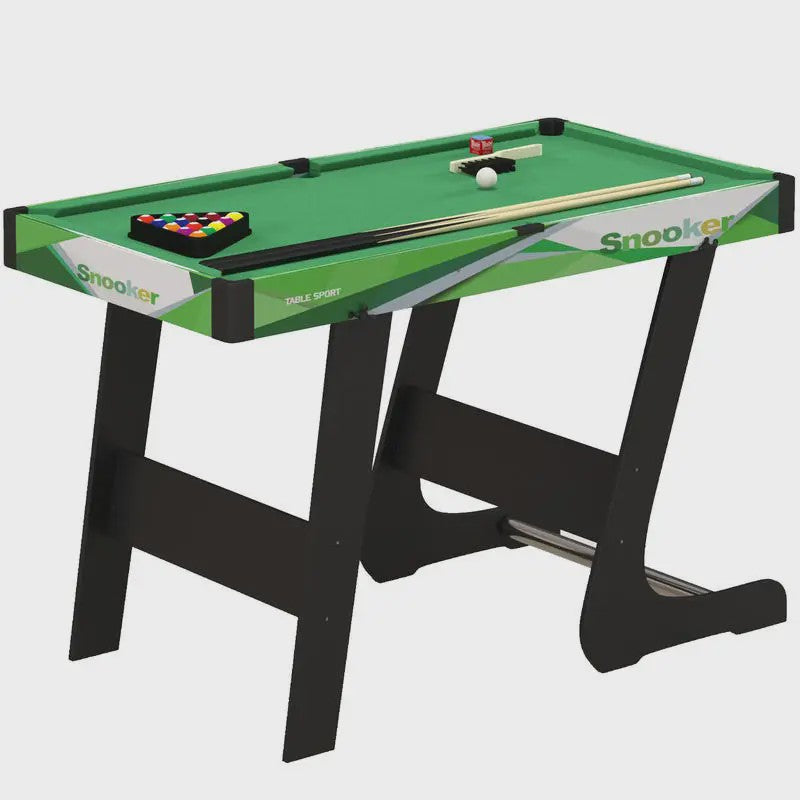 Opvouwbare Pooltafel 104x55.5x68 cm - Compleet met Keus, Ballen en Driehoek