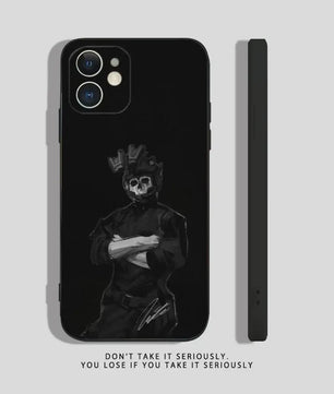 Call of Duty Ghost iPhone Hoesje - Zwart Siliconen Shockproof Beschermhoes