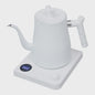 Elektrische Waterkoker 1L - 1000W - Instelbare Temperatuur (40-100Â°C) - LED Display - Wit/Zwart