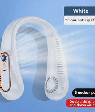 Lenovo Draagbare Nekventilator met 10000mAh Batterij - USB Oplaadbaar, Bladeless & LED Display