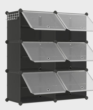 Ruime Schoenenkast voor 24 Paren - 82x32x92 cm - Modulair en Stijlvol
