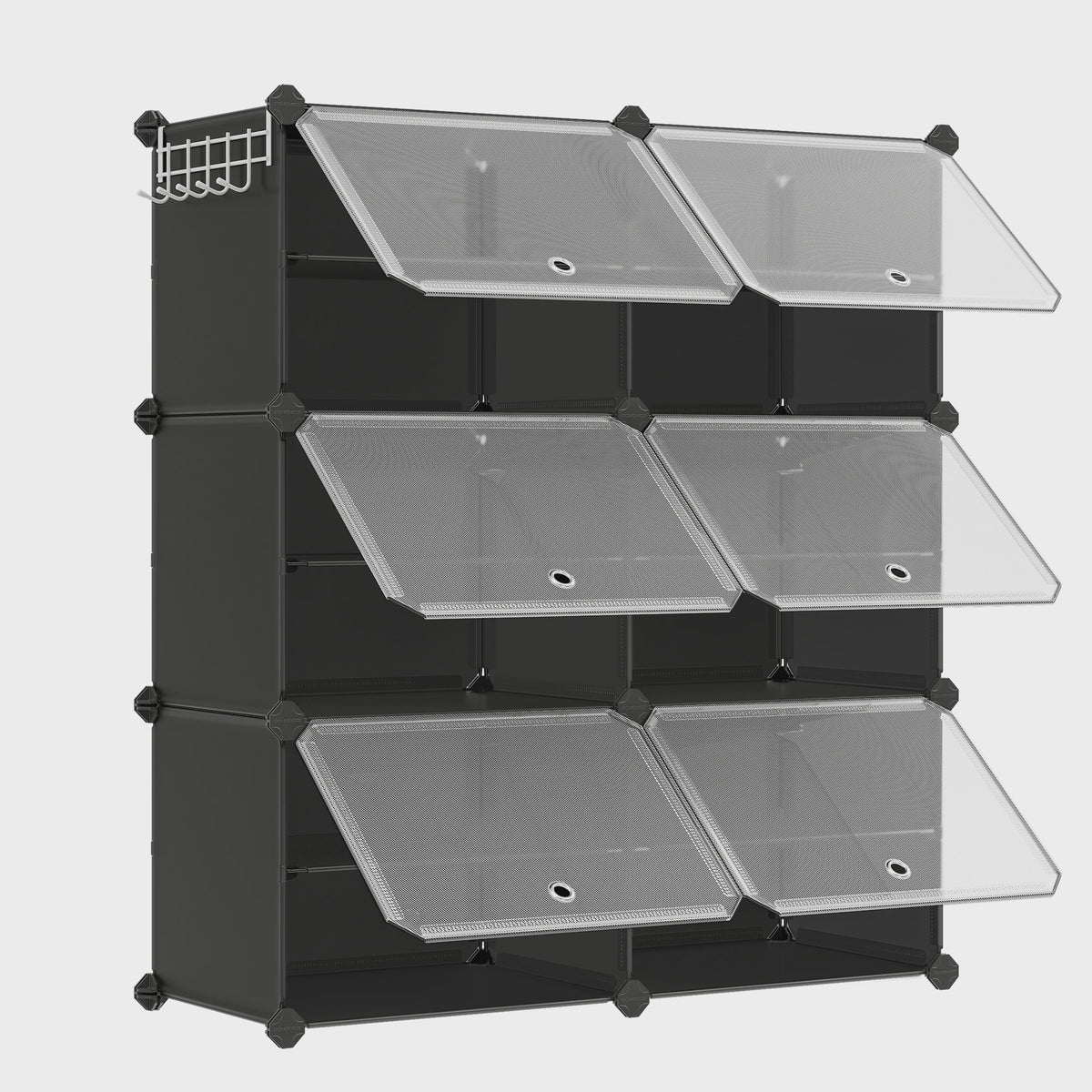 Ruime Schoenenkast voor 24 Paren - 82x32x92 cm - Modulair en Stijlvol