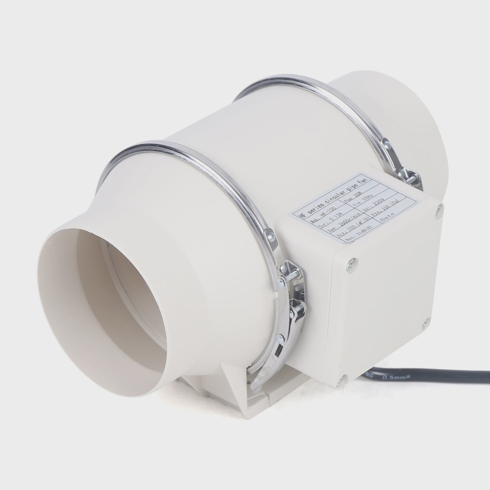 Stille Afzuigventilator 220V - Ideaal voor Keuken, Badkamer en Toilet