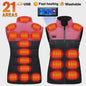 Verwarmd Vest Dames Heren - USB Elektrisch Verwarmbaar Padded Vest voor Buitenactiviteiten & Outdoor