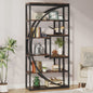 Industriële Boekenkast 180 cm - 8 Open Planken - Etagère Boekenkast