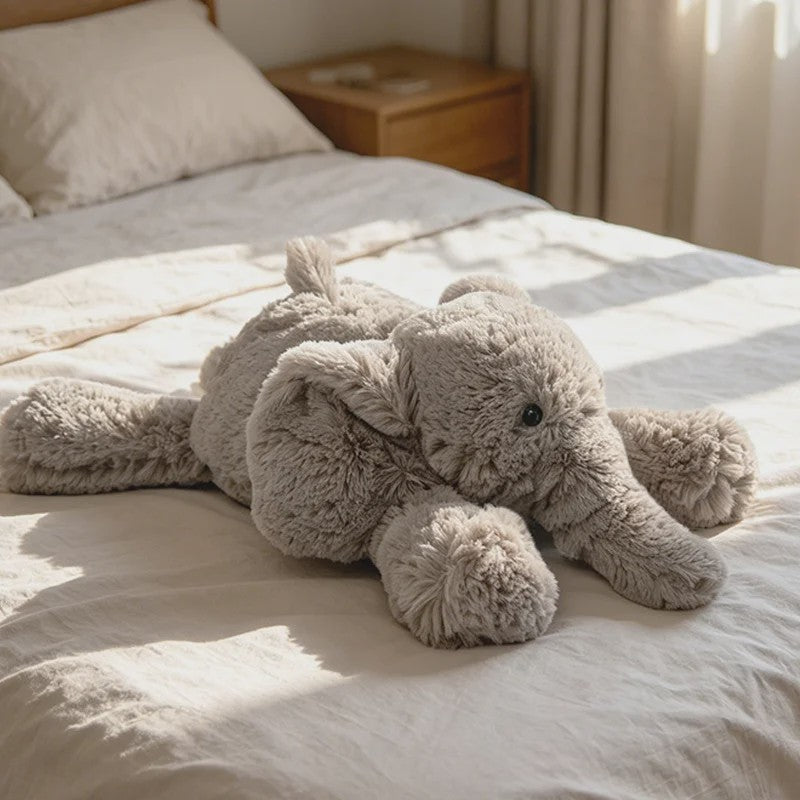 Pluche Olifant & Aap Knuffel - Zacht en Knuffelbaar Speelgoed voor Kinderen (35/52CM)