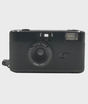 Retro 35mm Filmcamera met Ingebouwde Flits - Herbruikbaar en Stijlvol