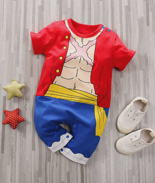 Baby Jumpsuit met Anime Print - Katoen - Zomerkleding 0-18 Maanden