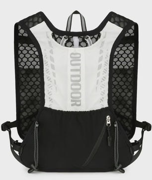 Reflecterend Hardloop & Fietsharnas met Hydratatie - Verstelbare Outdoor Sport Rugzak