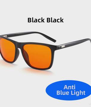 Klassieke Blauwlichtblokkerende Bril met Oranje Lenzen - Heren & Dames