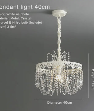 Moderne Kristallen Kroonluchter met 6 Lichtpunten - Stijlvolle Woonkamer & Slaapkamer Verlichting