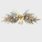 Luxe Kerstkrans voor Buitendeur - Goud, Denneappel & Rattan Decoratie 2024