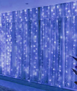 LED Gordijn Lichtjes met Afstandsbediening - USB Feestverlichting voor Huis, Bruiloft & Kerst