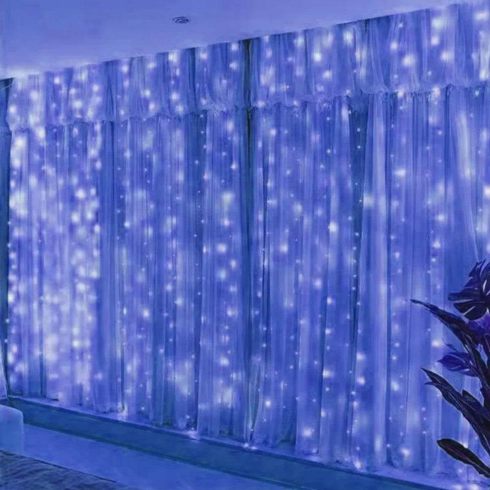LED Gordijn Lichtjes met Afstandsbediening - USB Feestverlichting voor Huis, Bruiloft & Kerst