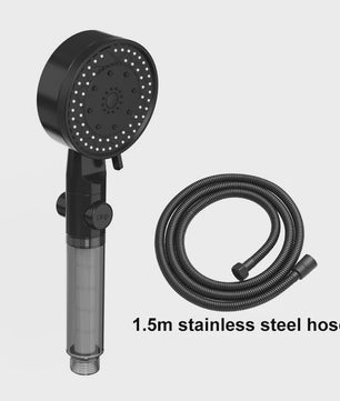 Luxe Douchekop met Waterfilter en 10 Waterstanden - Hoge Druk, Draagbaar & Eenvoudige Stop
