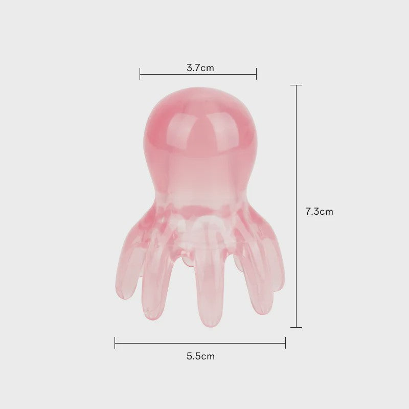 Octopus Hoofdmassager - Ontspannende Hoofdhuidmassage & Acupressuur Tool