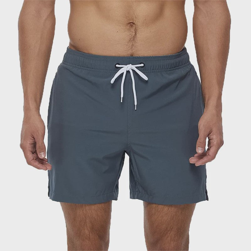 Heren Zwembroek Zomer Sportief Ademend met Elastische Tailleband, Mesh Voering en Zakken