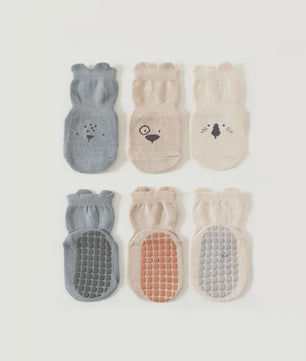 Schattige Baby Sokken met Dierenprint - Antislip & Ademend voor Jongens en Meisjes