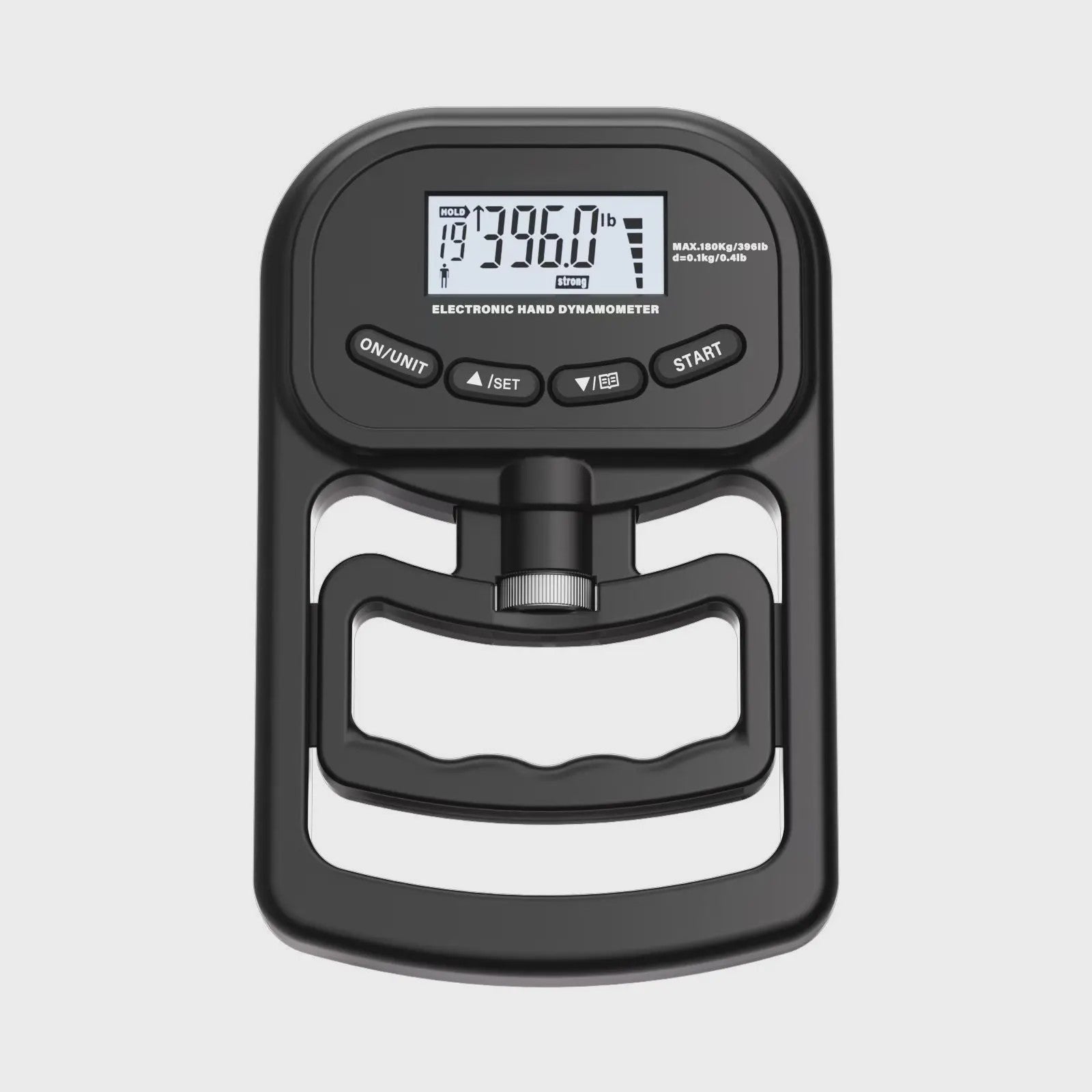 Digitale Hand Krachtmeter (Grip Tester) - 120kg/265lbs met LCD & USB
