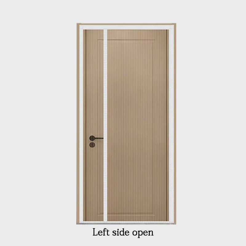 White side opening mosquito proof door curtain, magnetic suction design, invisible mosquito proof, no drilling installation