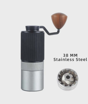 Professionele Handmatige Koffiemolen - CNC Roestvrij Staal, Diamant Verstelbaar