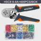 Professionele Krimptang Set voor Ferrules (0.25-10mm²) met Diverse Draadklemmen