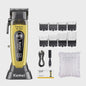 Professionele Oplaadbare Tondeuse en Baardtrimmer - Goudkleurig - Kemei KM-90-4
