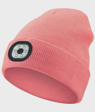 LED Muts met Ingebouwde Verlichting - USB Oplaadbaar, Warm & Unisex voor Nachtelijke Activiteiten