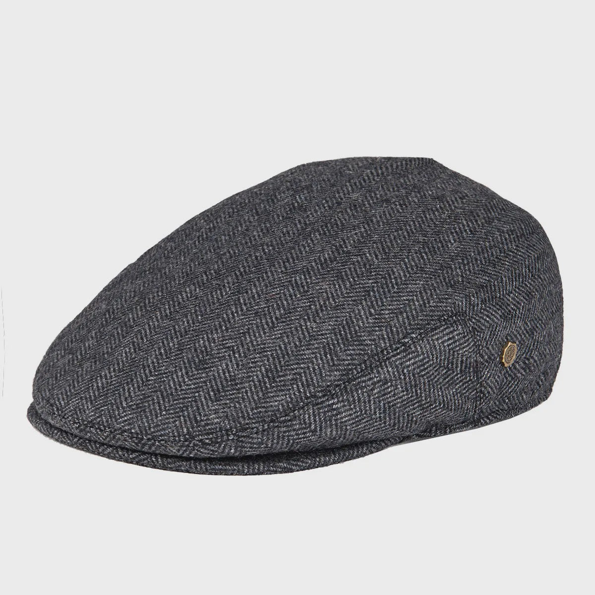 Stijlvolle Heren & Dames Tweed Flat Cap - Ierse Pet in Visgraatpatroon