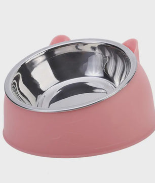 Verhoogde Voerbak RVS voor Katten & Honden - Ergonomisch en Stijlvol