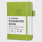 Wachtwoordenboek met Alfabetische Tabs - Hardcover Logboek & Adresorganizer