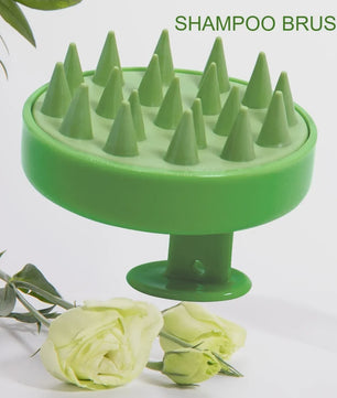 Siliconen Hoofdmassage Borstel - Zachte Scalp Massager voor Shampoo & Ontspanning