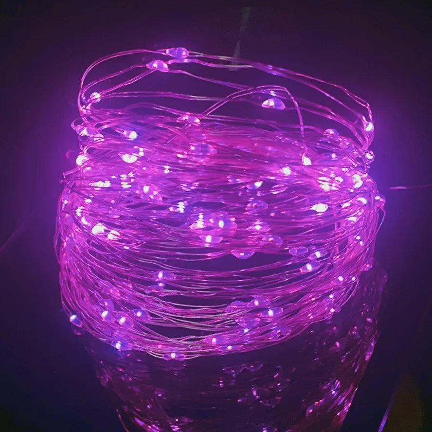 Waterdichte LED Snoer Verlichting - 1-5M Koperdraad - Batterij Aangedreven - Feest & Kerst Decoratie