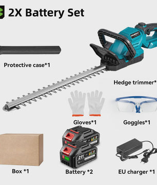 Elektrische Heggenschaar met 180° Verstelbare Handgreep - Compatibel met Makita Accu