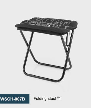 Lichtgewicht Opvouwbare Camping Stoel - 900D Oxford & RVS - 100kg Draagvermogen